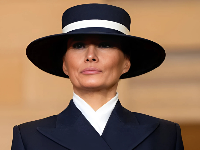 Melania Trump's Statement Hat Steals The Show At Donald Trump's Inauguration