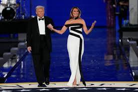 Melania Trump Wears BOLD Gown to Donald Trump’s Inauguration Ball